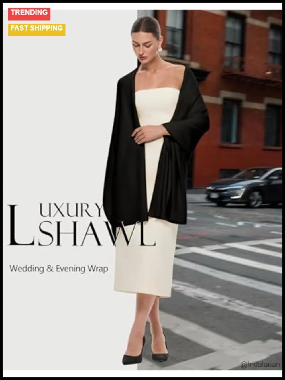 Pashmina Shawl Wrap Large Wedding Bridal Winter Scarf Thick Warm Shoulder Cover